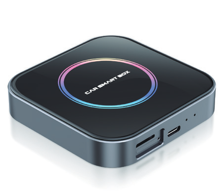 Cabinory AI Box, square aluminium body with light ring